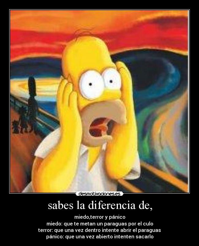 sabes la diferencia de, - 