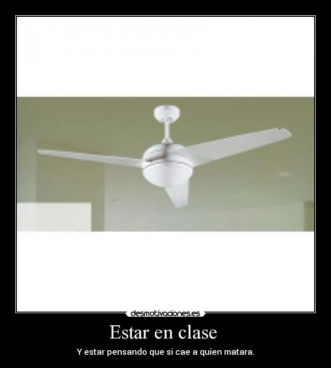 Estar en clase -
