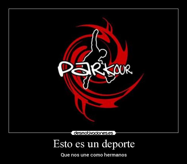 carteles parkour desmotivaciones