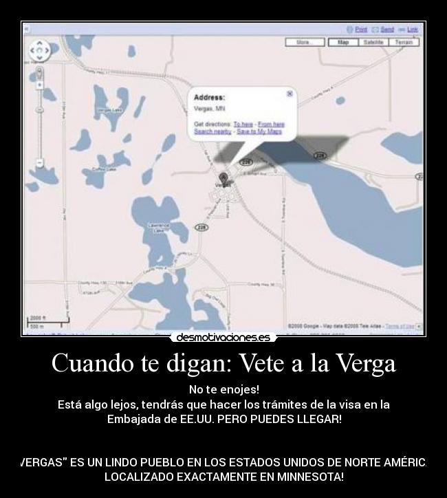 Cuando te digan: Vete a la Verga -