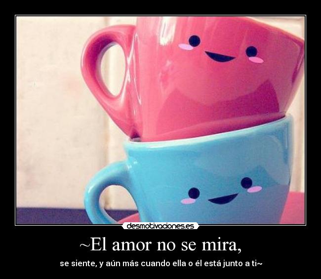 ~El amor no se mira, - 