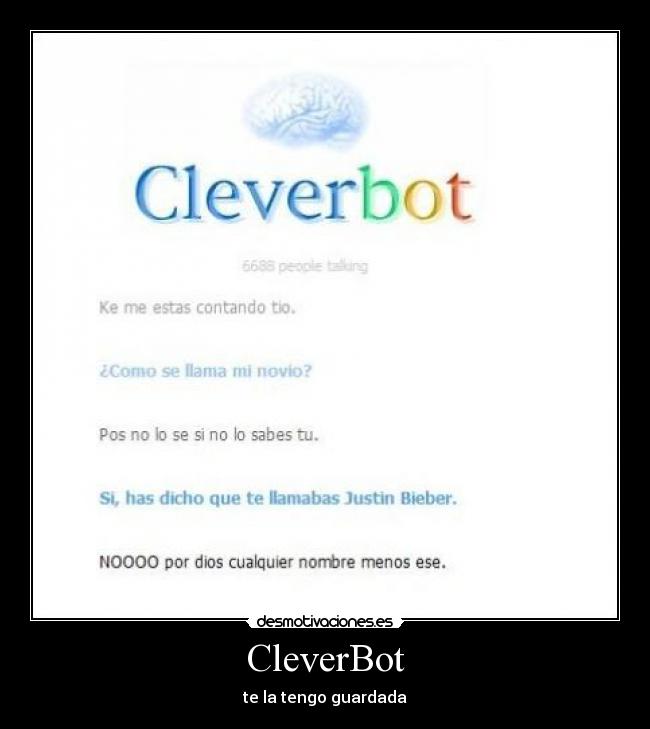 carteles cleverbot desmotivaciones