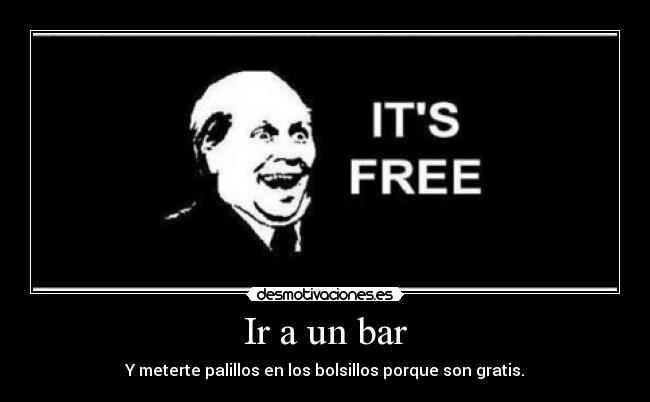Ir a un bar -