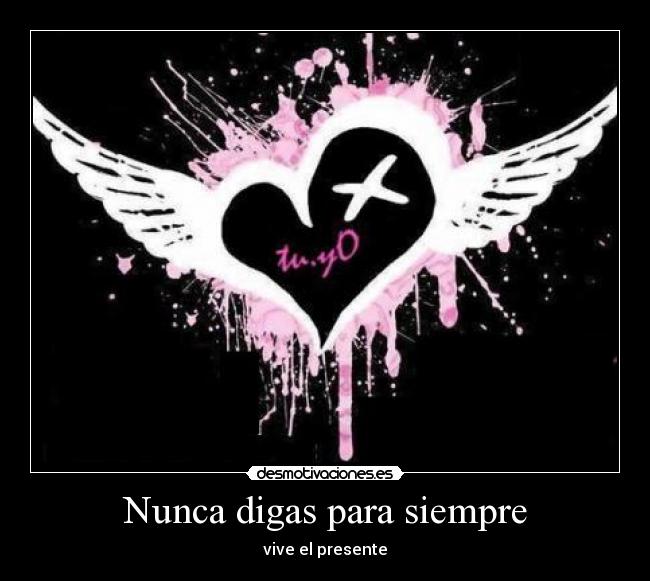 Nunca digas para siempre - 