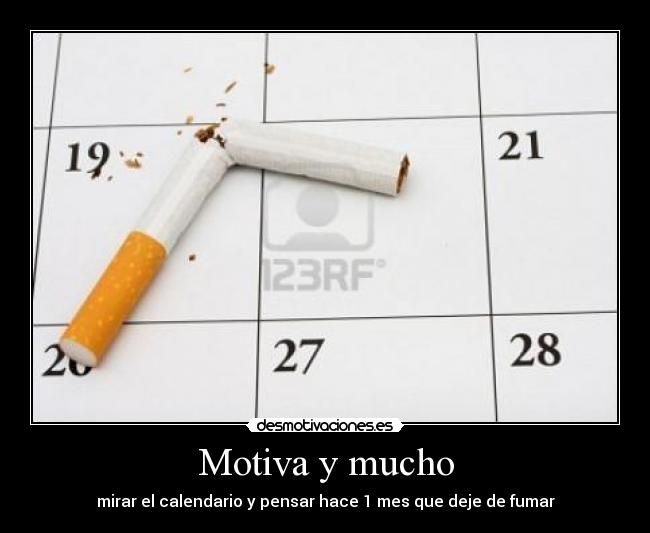 carteles fumadorcalendario orgullo desmotivaciones