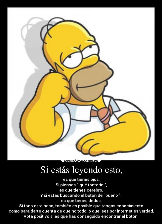 Si estás leyendo esto, - 