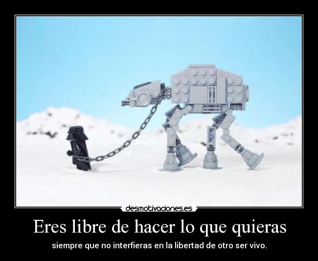 Eres libre de hacer lo que quieras - 