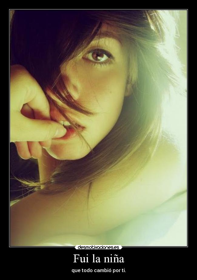 Fui la niña -