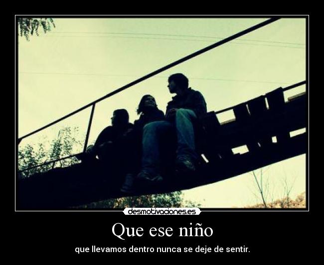 Que ese niño -