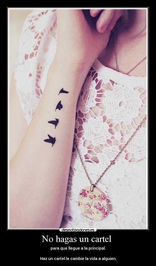 No hagas un cartel  - 