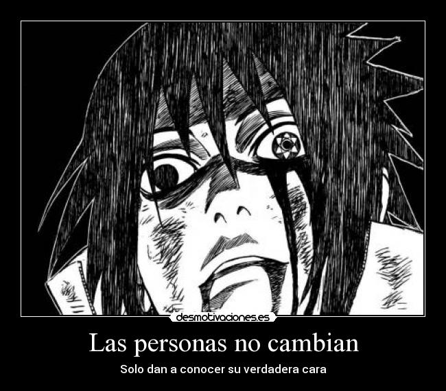 Las personas no cambian - 