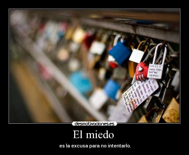 El miedo -