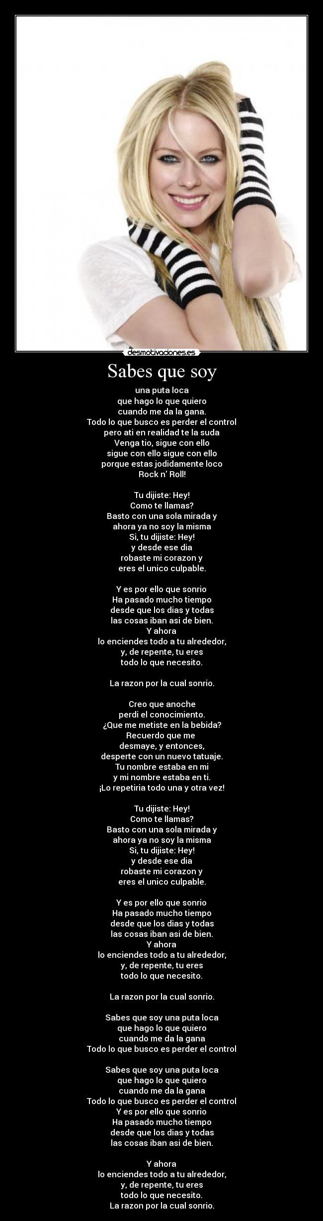 carteles avril lavigne desmotivaciones