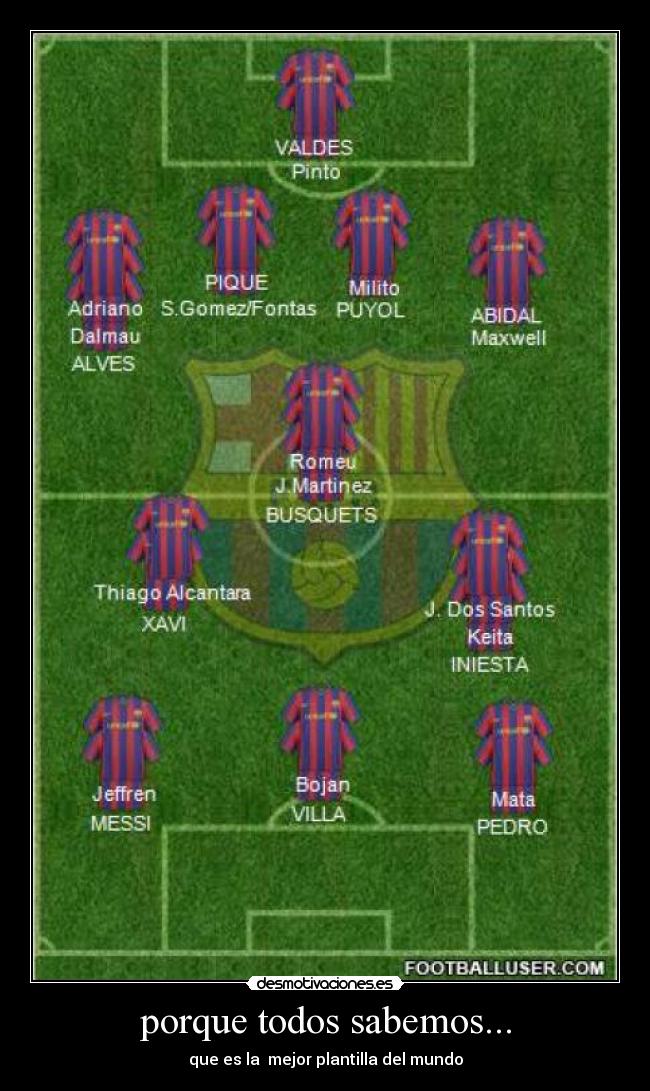 porque todos sabemos... -