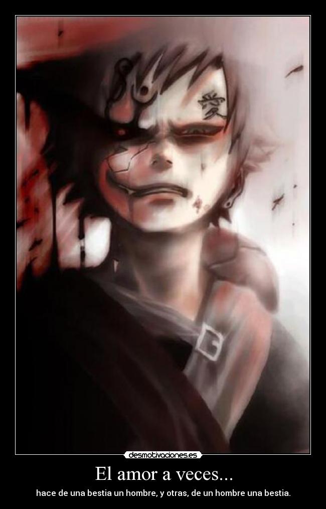 El amor a veces... -