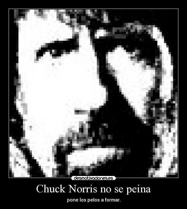 Chuck Norris no se peina - 