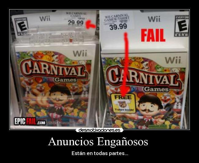 Anuncios Engañosos - Están en todas partes...