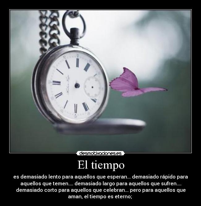 El tiempo -