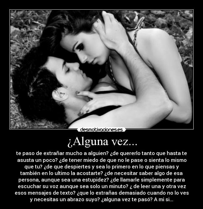 ¿Alguna vez... -