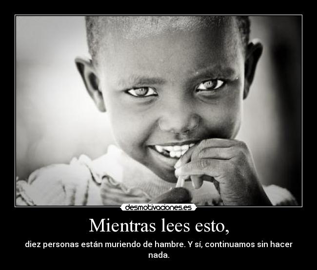 Mientras lees esto, -