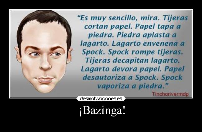 ¡Bazinga! -