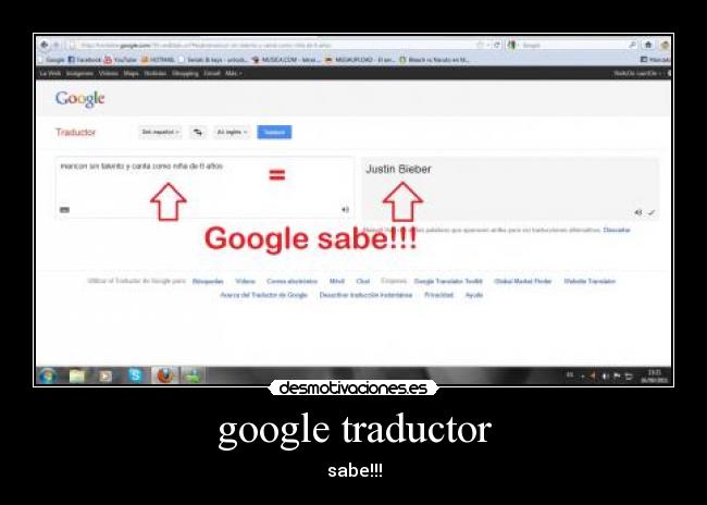 google traductor - sabe!!!