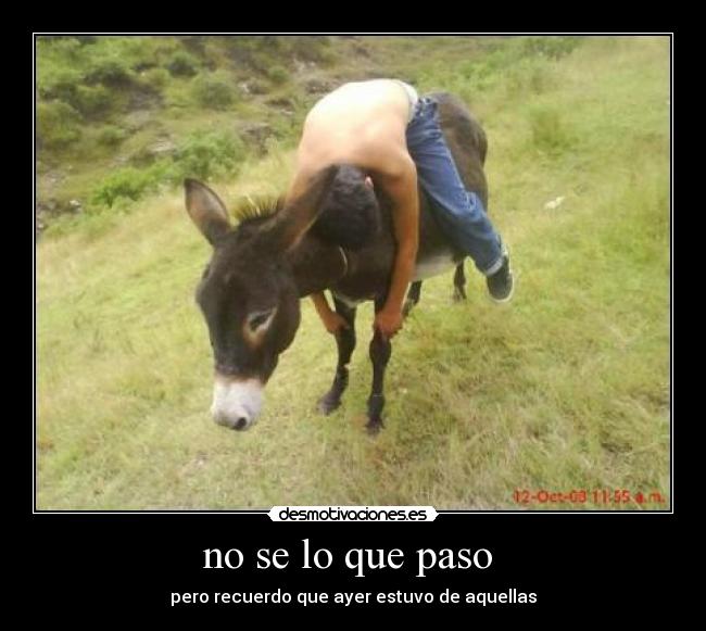 no se lo que paso - pero recuerdo que ayer estuvo de aquellas