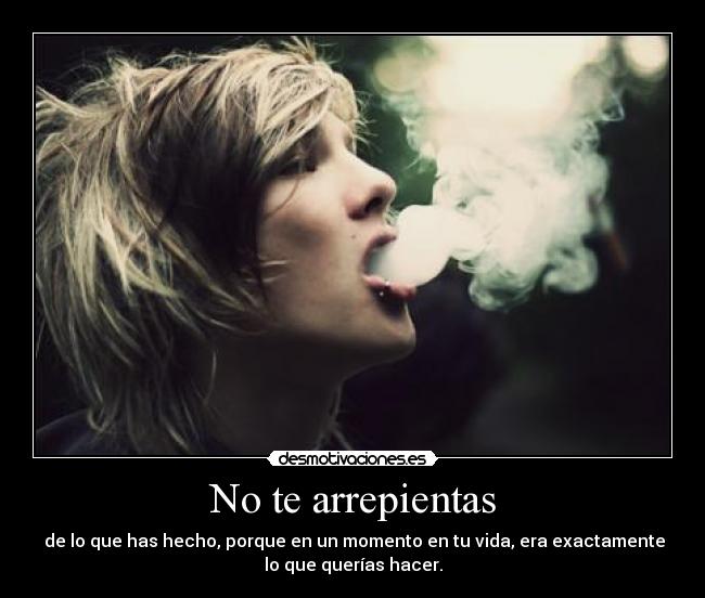 No te arrepientas - 