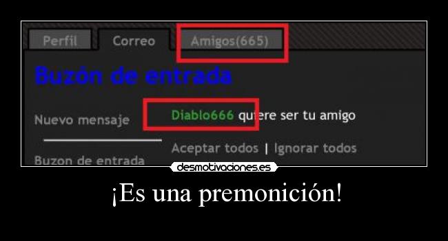 ¡Es una premonición! -