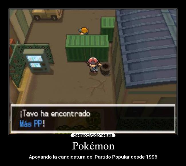 Pokémon - Apoyando la candidatura del Partido Popular desde 1996