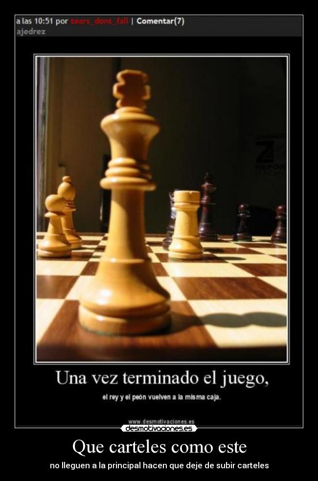 Que carteles como este - 