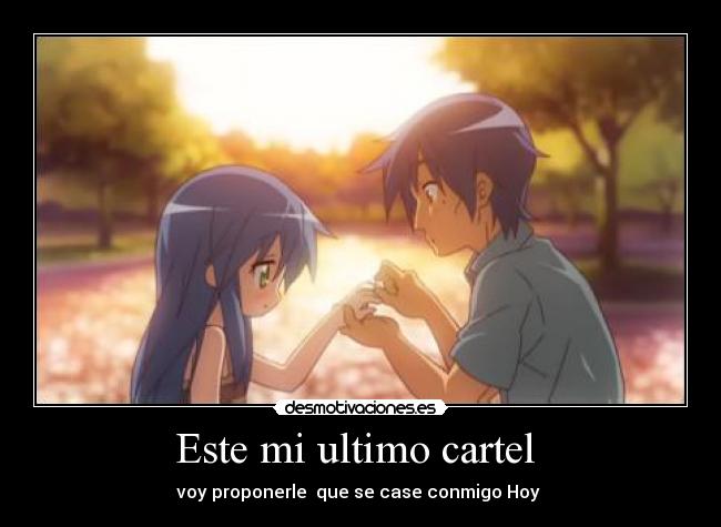 Este mi ultimo cartel -