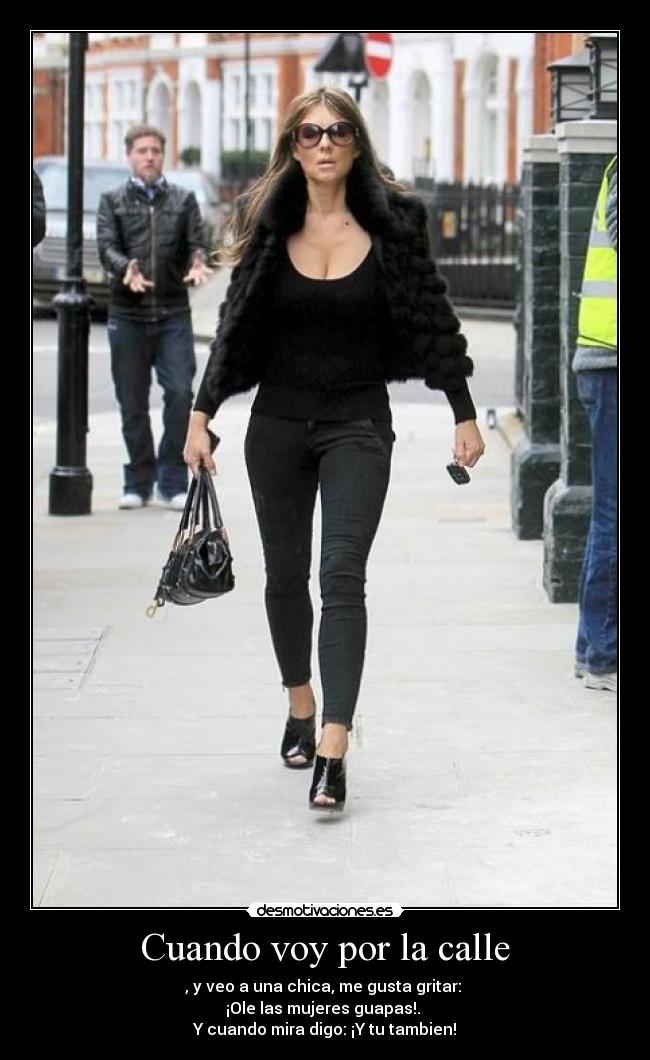 Cuando voy por la calle -