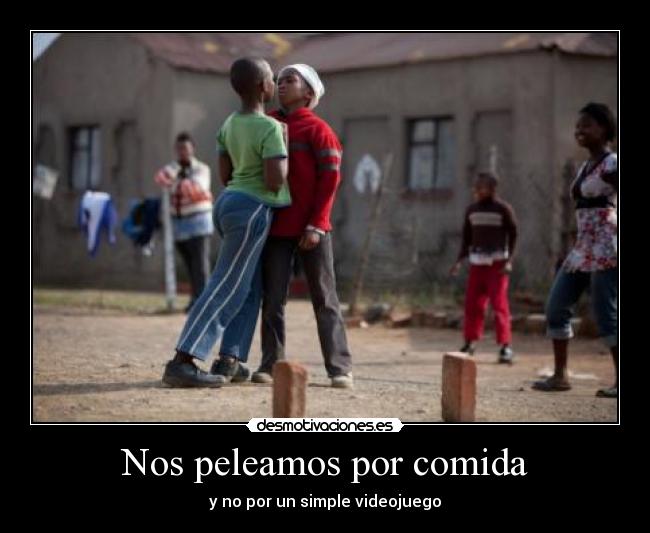 Nos peleamos por comida - 