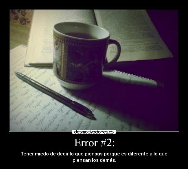 Error #2: -