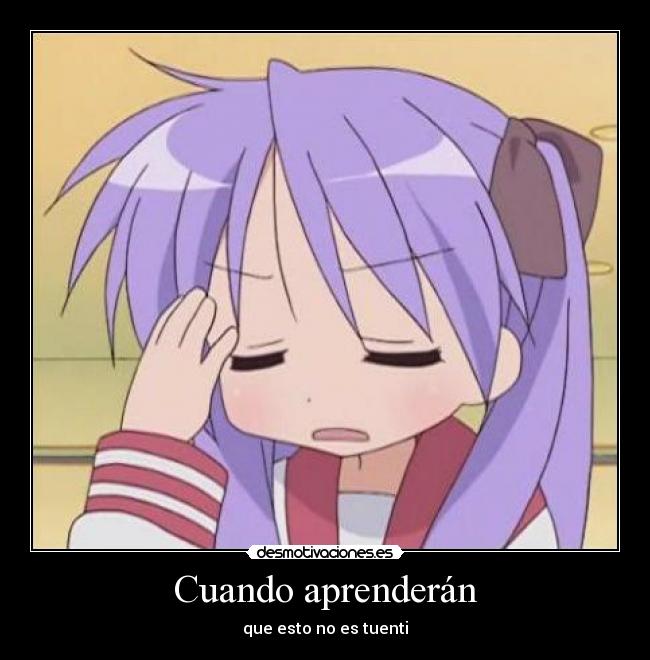 Cuando aprenderán -