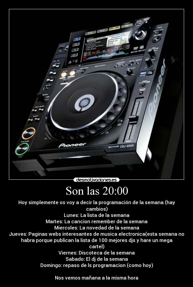 carteles semana del piooner 2000 desmotivaciones