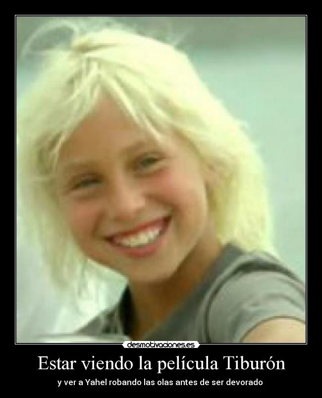 Estar viendo la película Tiburón -