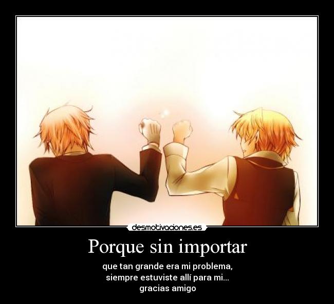 Porque sin importar - 