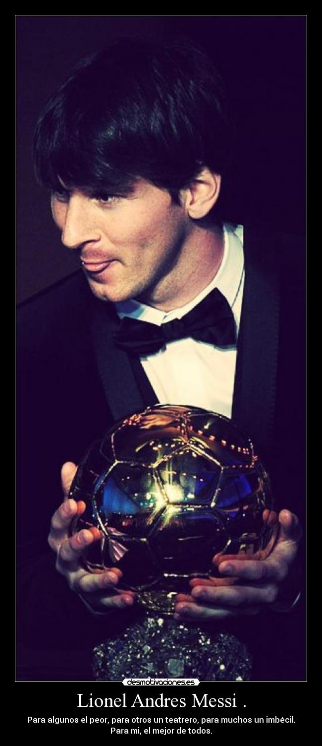 Lionel Andres Messi . - 
