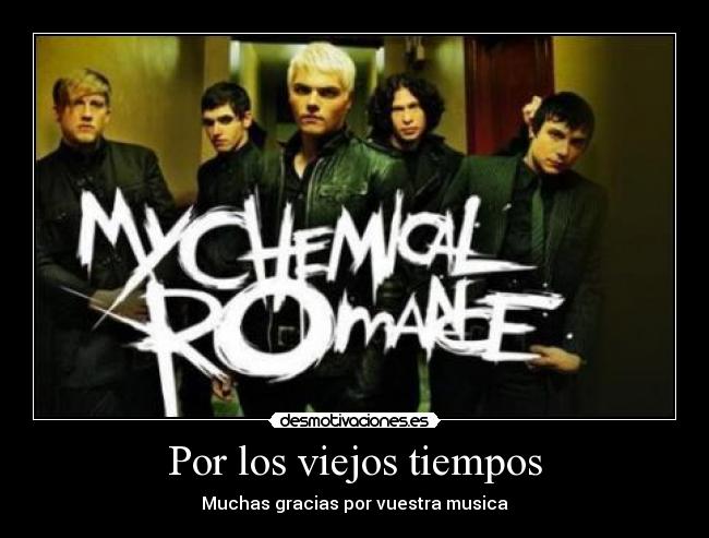 carteles graciasmychemicalromance desmotivaciones