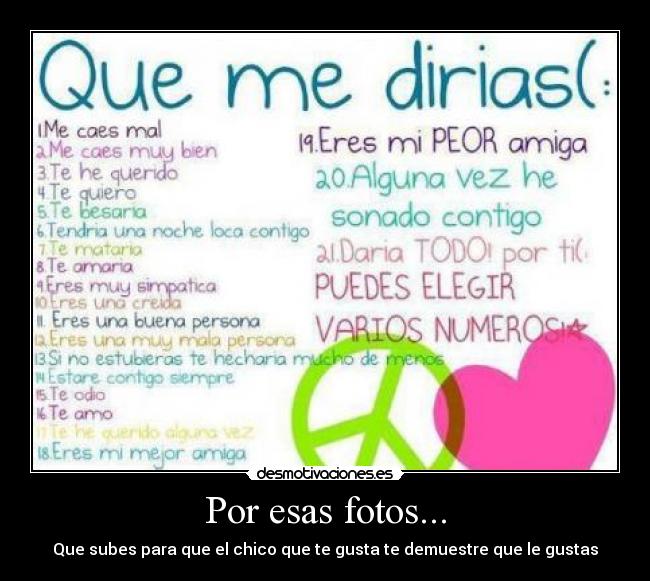 Por esas fotos... -