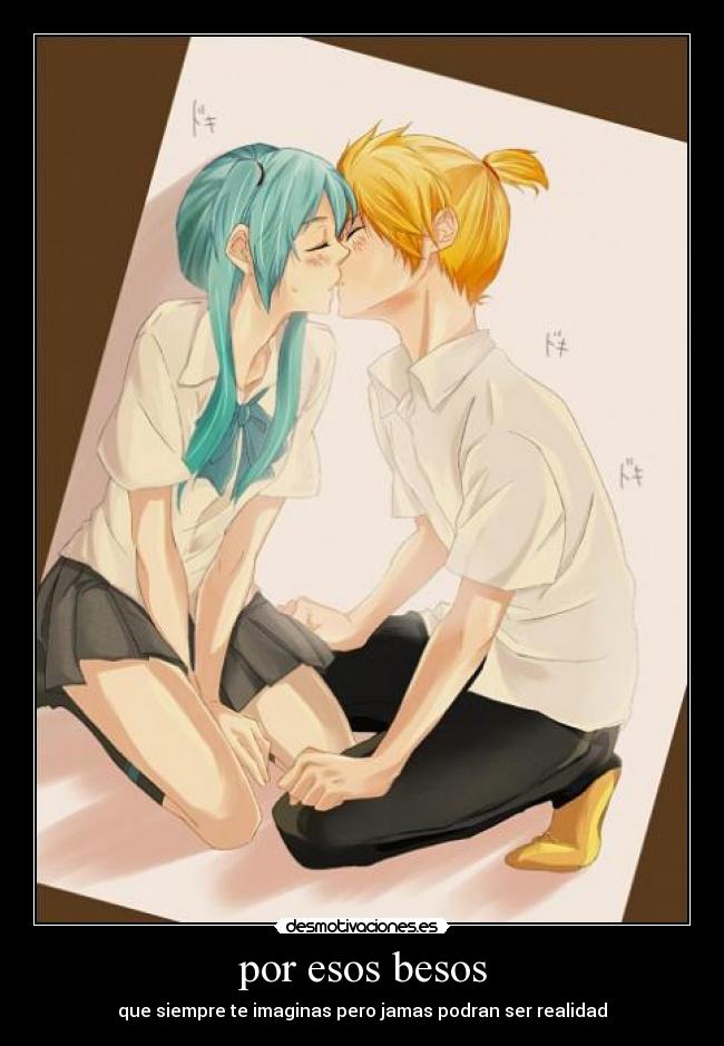 por esos besos -