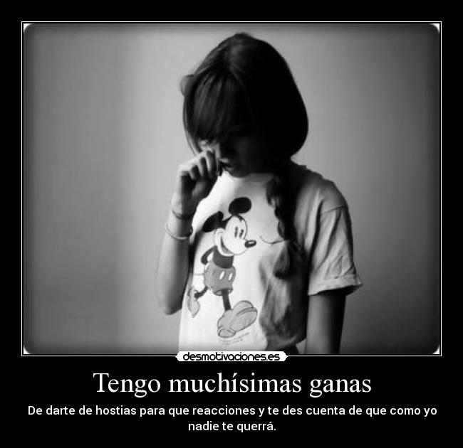 Tengo muchísimas ganas - 