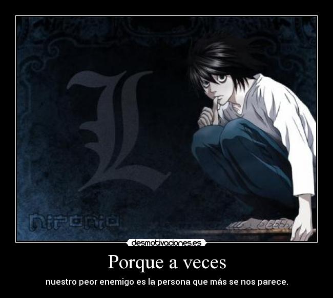 carteles death note light ryuk desmotivaciones