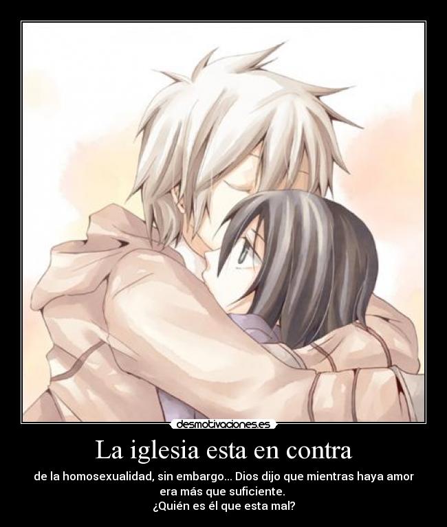 La iglesia esta en contra -
