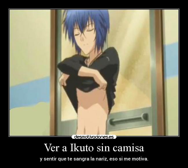Ver a Ikuto sin camisa -