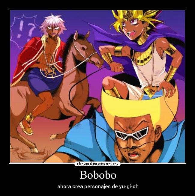 carteles bobobo yugioh desmotivaciones