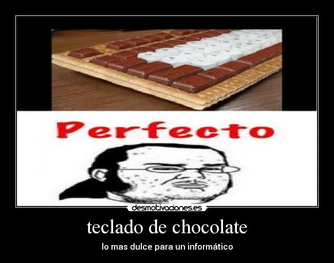 teclado de chocolate - 