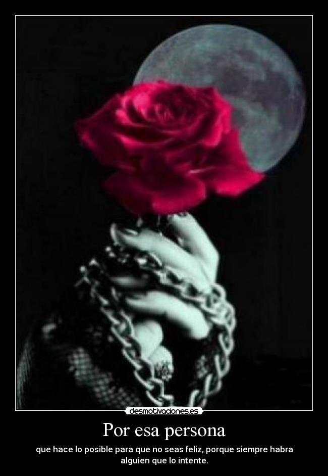 Por esa persona -